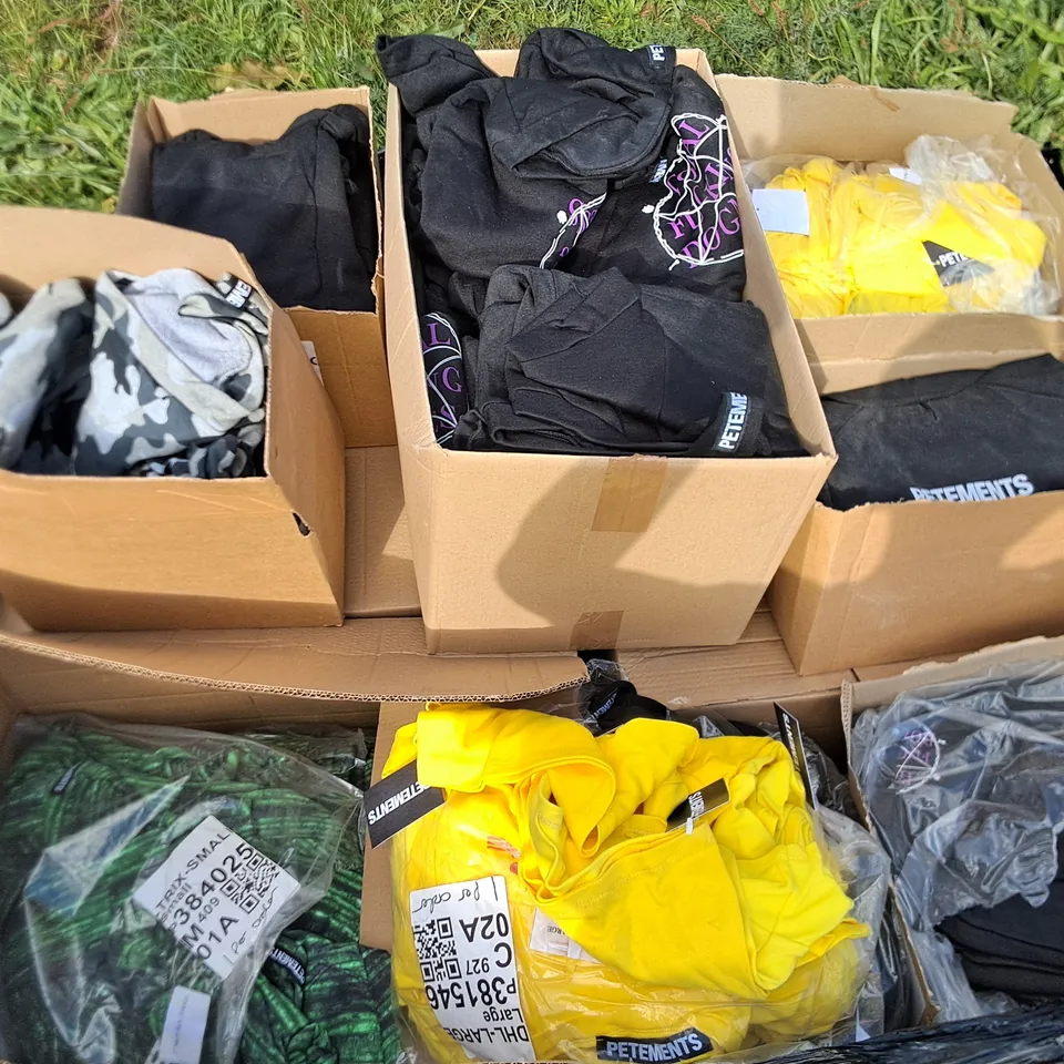 PALLET CONTAINING A LARGE QUANTITY OF ASSORTED DOG CLOTHING IN VARIOUS SIZES