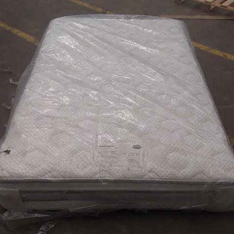 QUALITY BAGGED SILENTNIGHT PILLOW TOP 4'6" DOUBLE MATTRESS