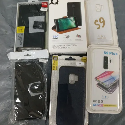 APPROXIMATELY 50 ASSORTED PHONE CASES IN VARIOUS MODELS AND STYLES