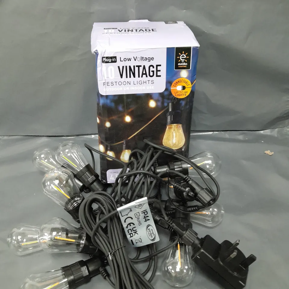 SMART GARDEN VINTAGE FESTOON LIGHTS - WARM WHITE - SET OF 10