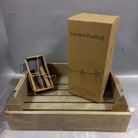 BOXED GARDEN TRADING HOME DÉCOR & LIGHTS SET 