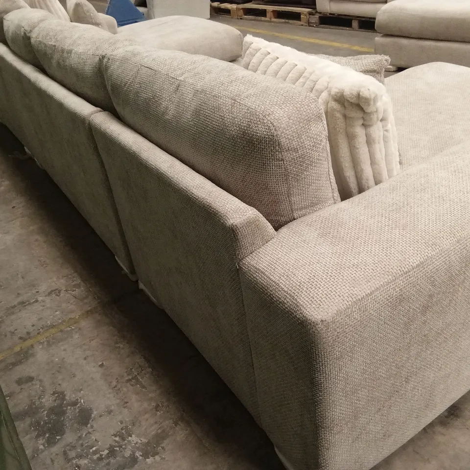 BROADGATE LARGE U-SHAPE MODULAR SOFA WITH FOOTSTOOL RRP £3299