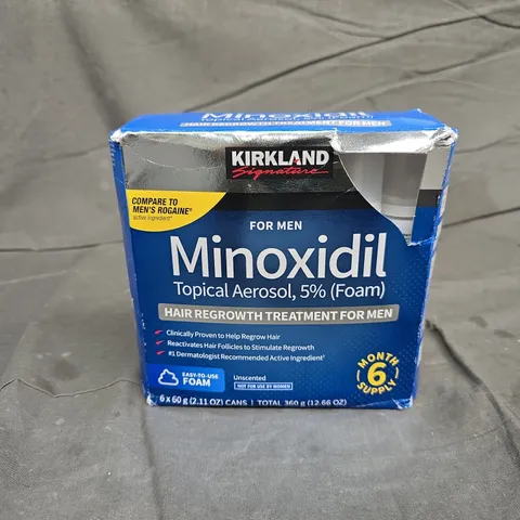KIRKLAND SIGNATURE MINOXIDIL TOPICAL AEROSOL FOAM 5% FOR MEN – BOXED