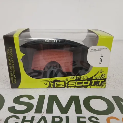 APPROXIMATELY 62 PAIRS OF BOXED SCOTT SINGLE LENS CLASSIC SKI GOGGLES