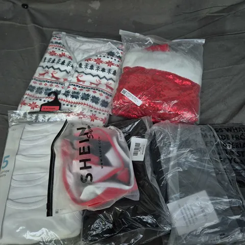 APPROXIMATELY 35 ASSORTED CLOTHING ITEMS IN VARIOUS SIZES, STYLES & COLOURS TO INCLUDE BRANDS SUCH AS SHEIN, VESPER, M&S, ETC - COLLECTION ONLY