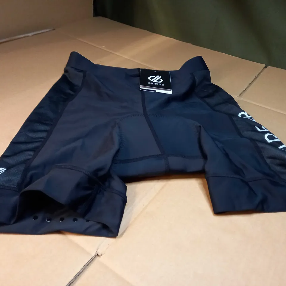 DARE2B BLACK PADDED CYCLING SHORTS - XL