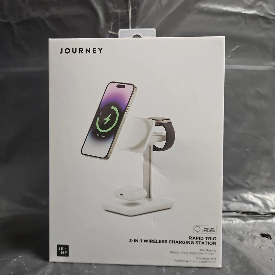 BOXED JOURNEY 3-IN-1 WIRELESS CHARGING STATION