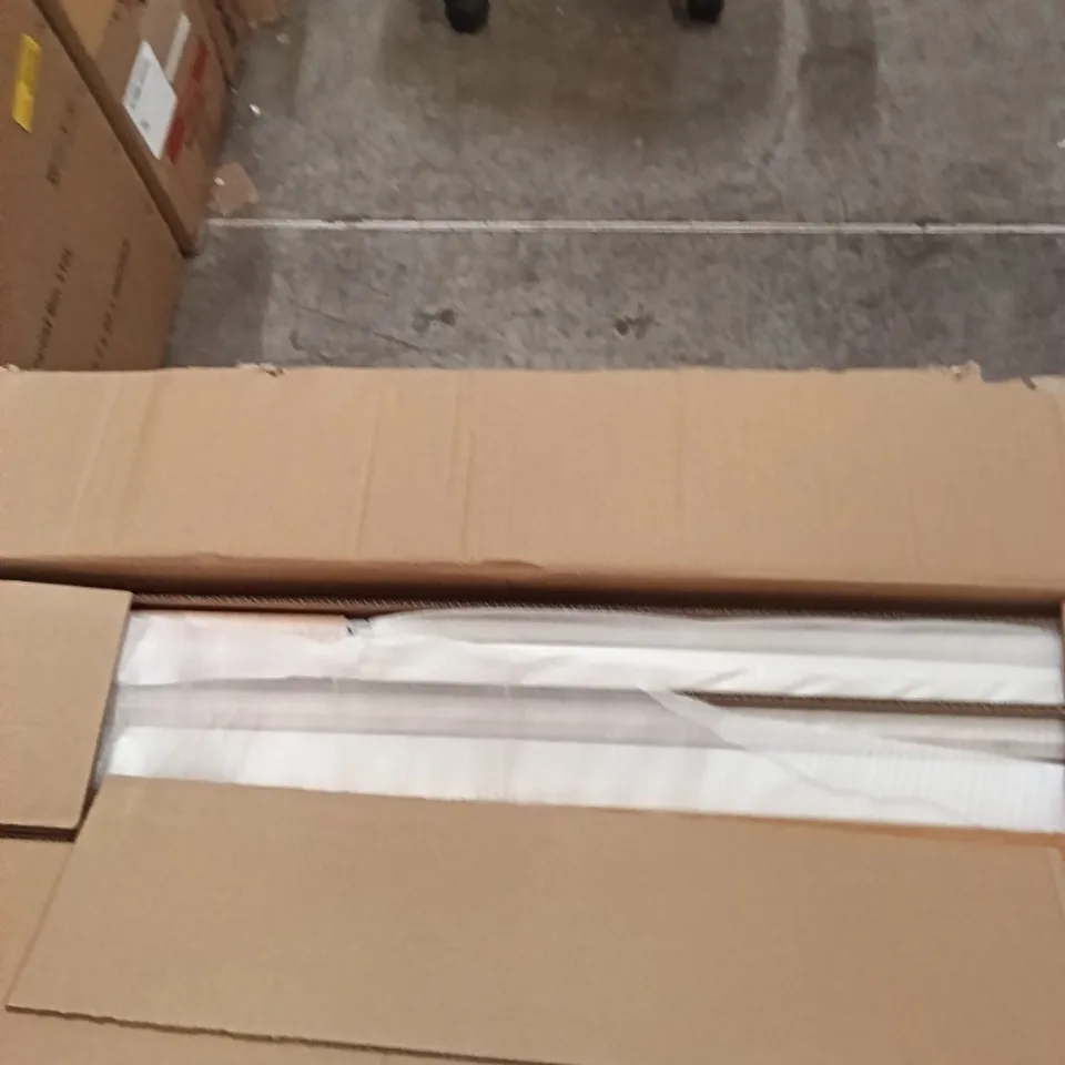 BOXED 5 DRAWER CHEST - WHITE & WAX