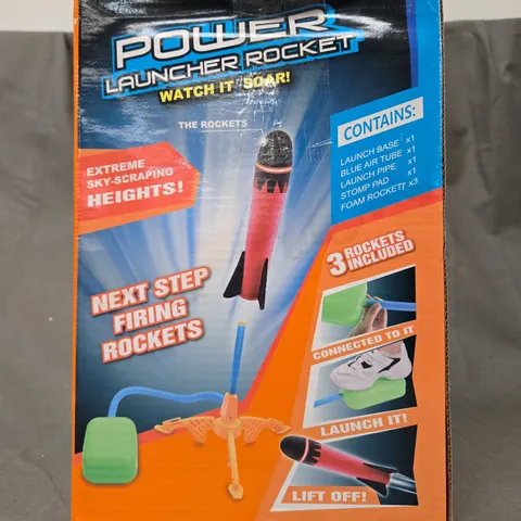 BOXED POWER LAUNCHER ROCKET