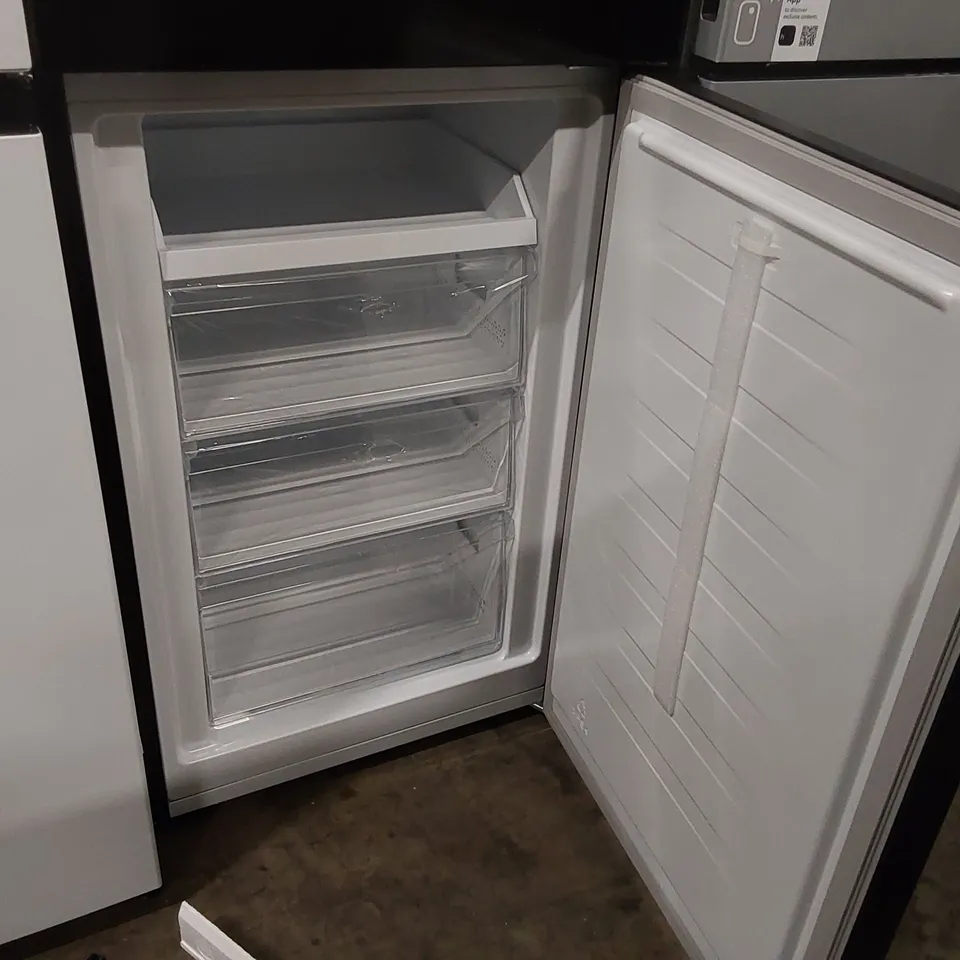 FRIDGEMASTER TALL STANDING FRIDGE FREEZER IN BLACK - MC55251DEB