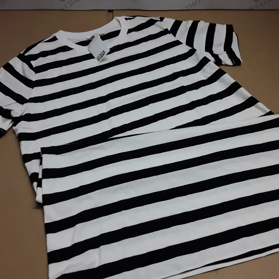 H&M STRIPE SHIRT - EUR L