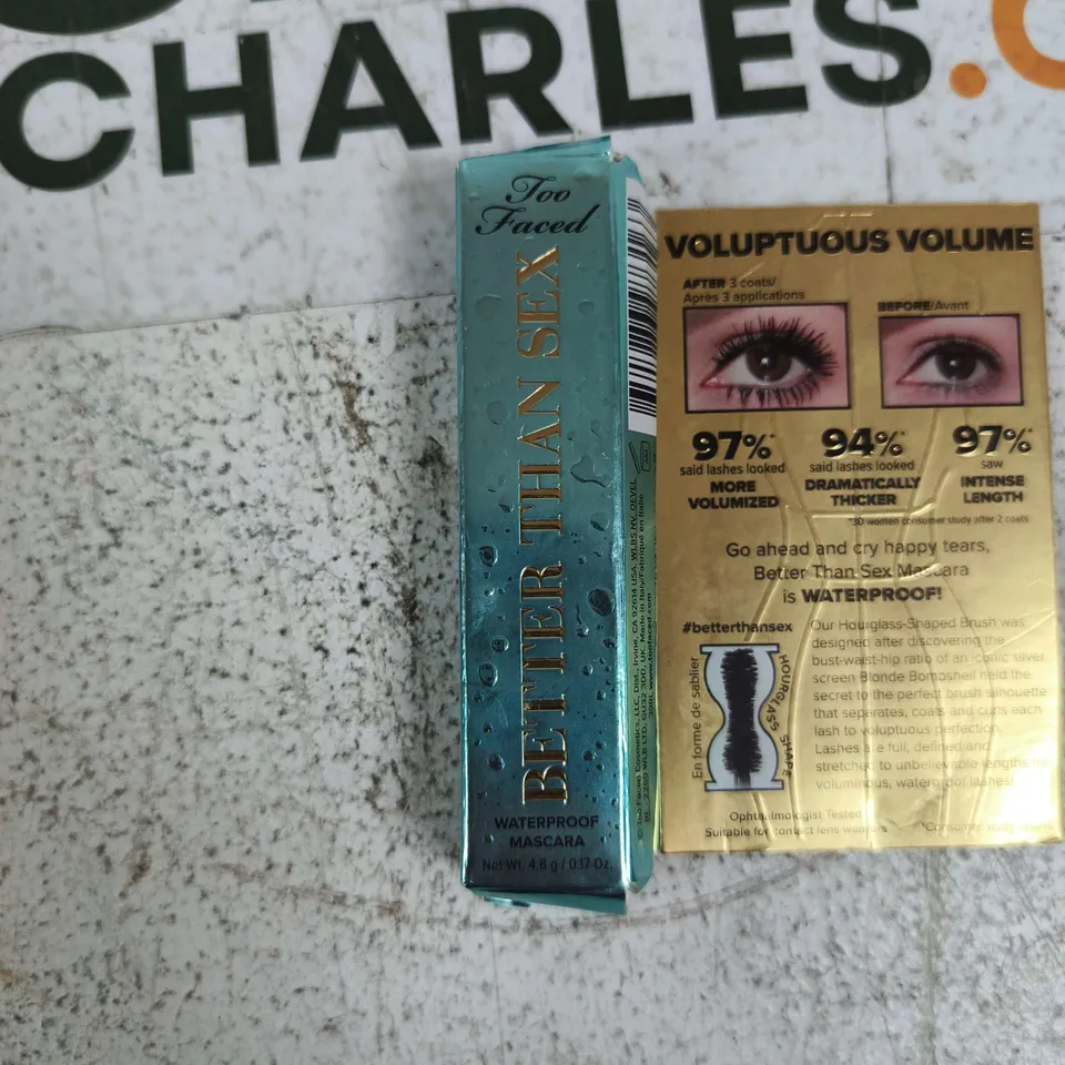 TOO FACED MASCARA – BETTER THAN SEX WATERPROOF MASCARA (MINI)