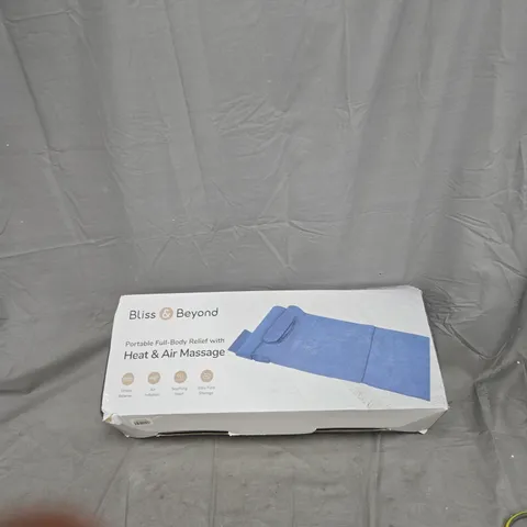 BLISS & BEYOND PORTABLE FULL-BODY HEAT & AIR MASSAGE 
