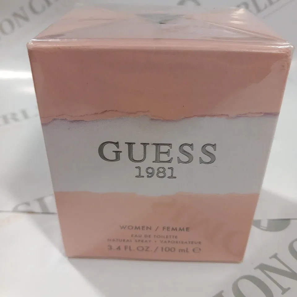 BOXED AND SEALED GUESS 1981 WOMEN EAU DE TOILETTE 100ML