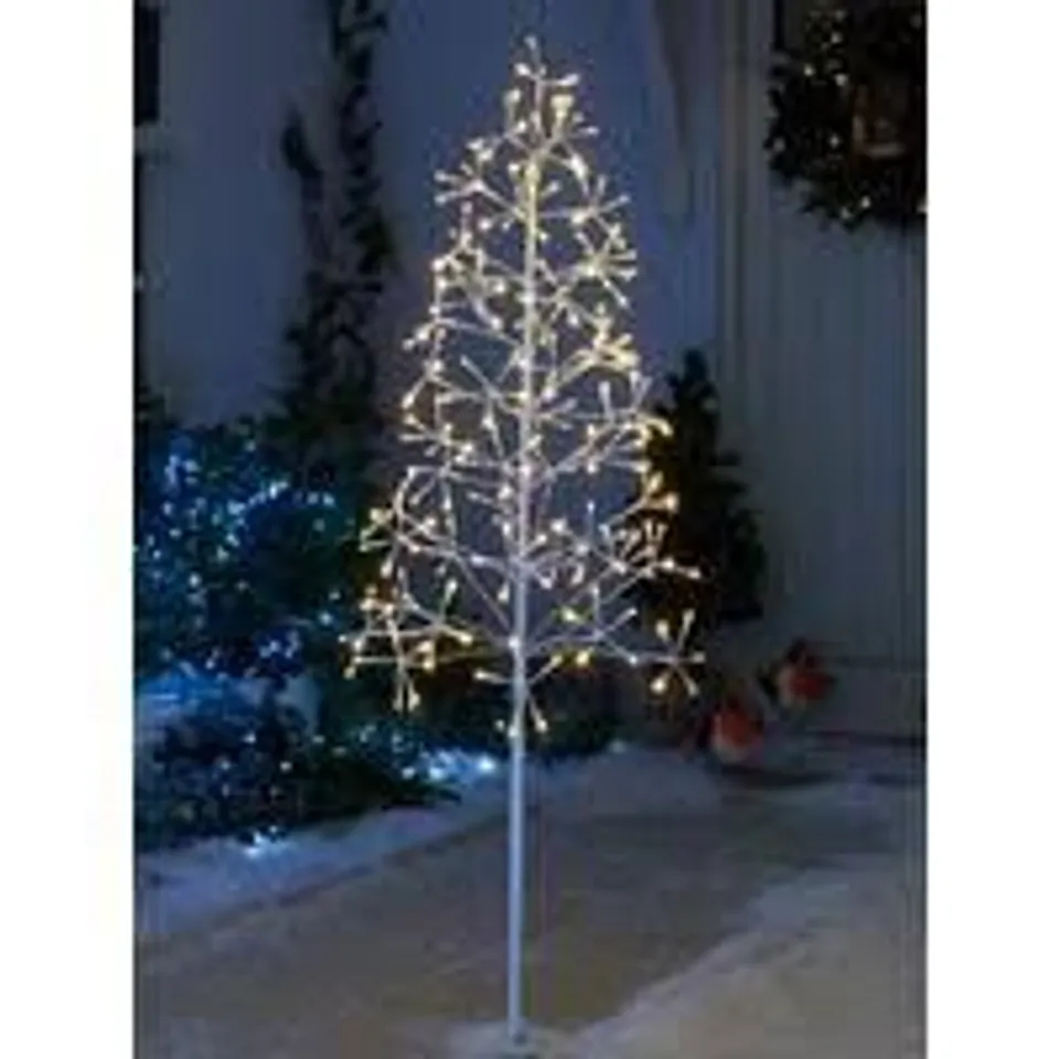 BOXED GRADE 1 OUTDOOR/INDOOR STARBURST TWIG 5 FT CHRISTMAS TREE - COLLECTION ONLY  RRP £54.99