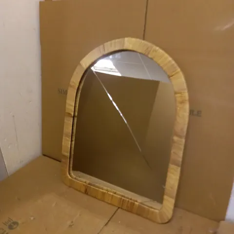 WATER HYACINTH ARCH WALL MIRROR