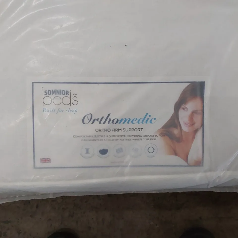 QUALITY BAGGED SMALL SINGLE SOMINOR ORTHOMEDIC FIRM MATTRESS