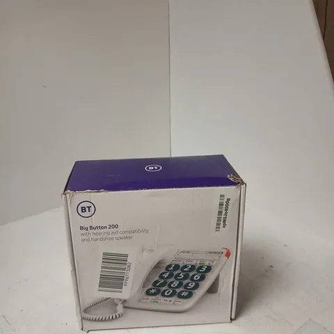 BT BIG BUTTON 200 TELEPHONE – BOXED
