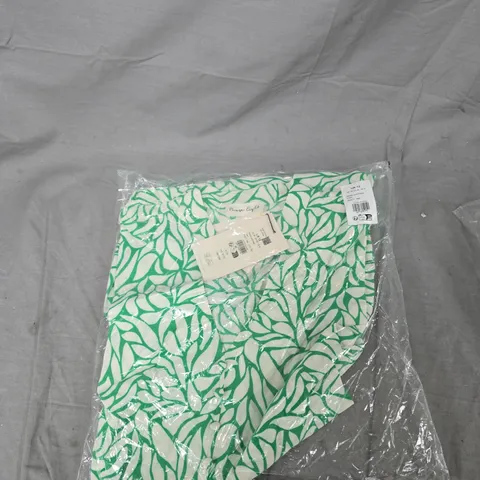 PHASE EIGHT PENELE LEAF DRESS GREEN - UK 12