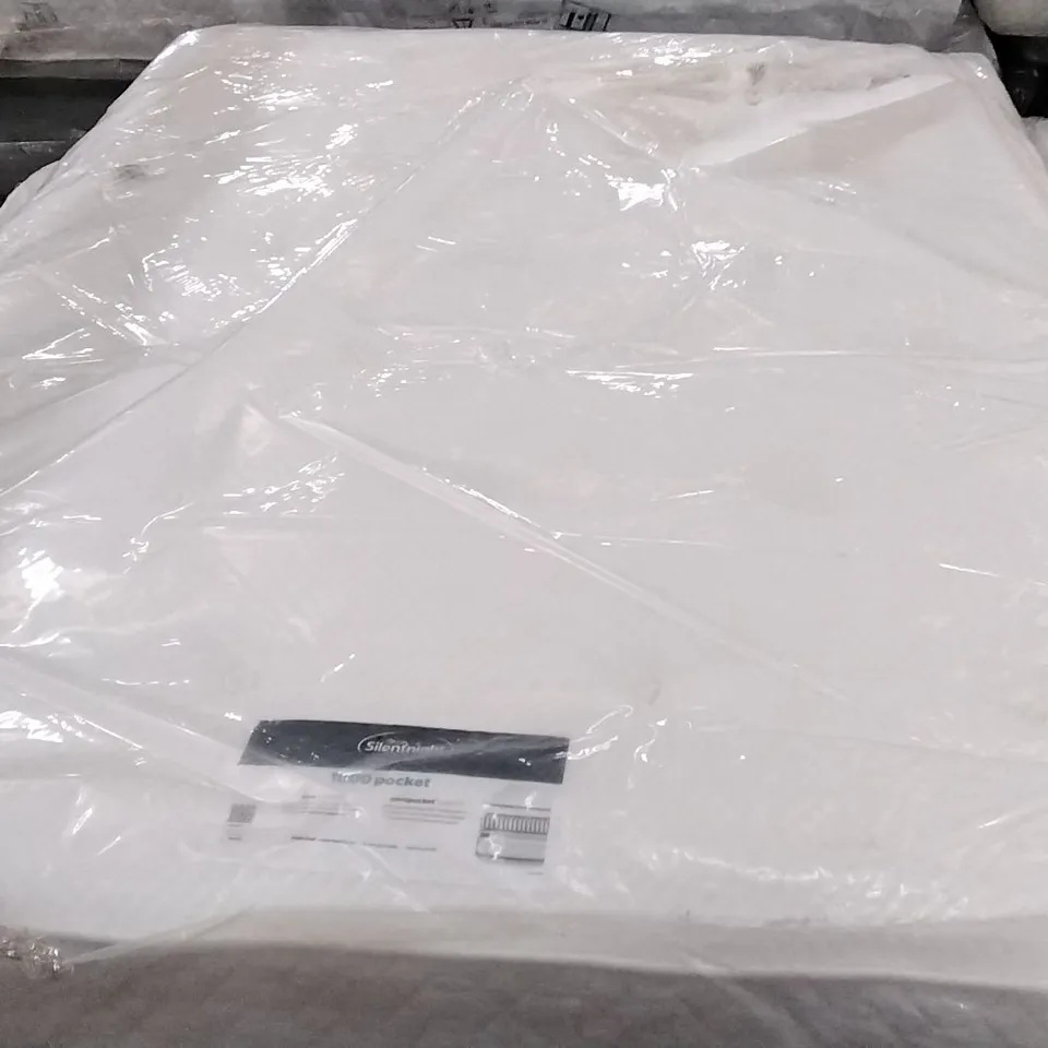 QUALITY BAGGED SILENTNIGHT 1000 POCKET ECO COMFORT KING SIZE 5FT MATTRESS
