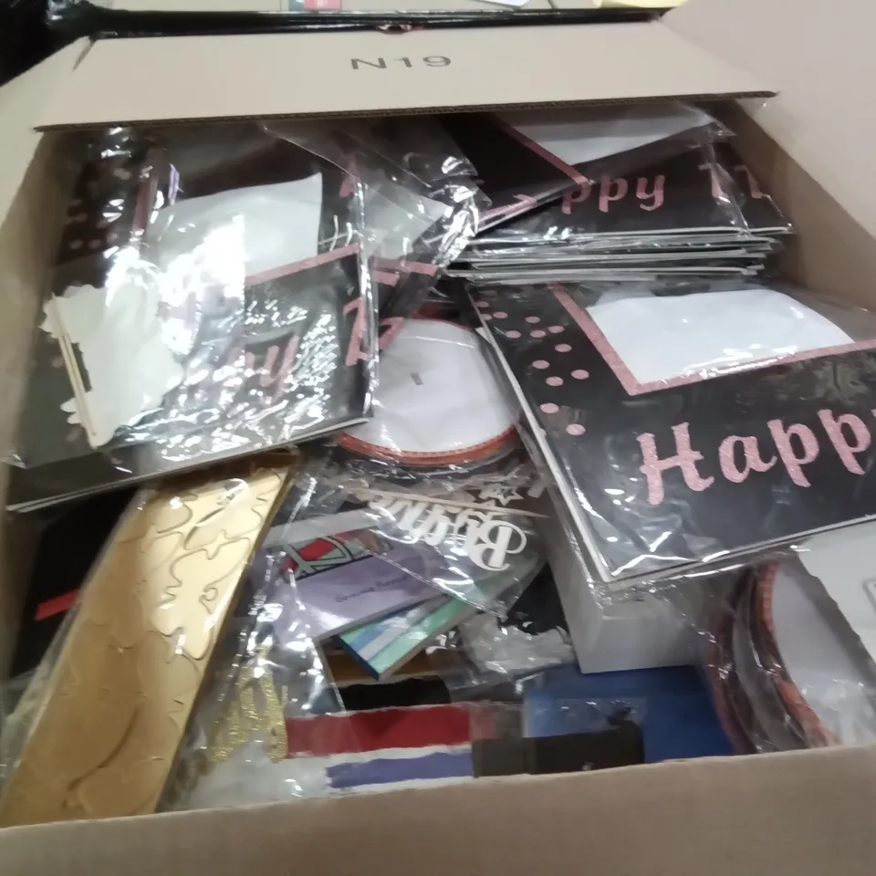 PALLET OF ASSORTED ITEMS INCLUDING A GRAMMAR OF OSCAN AND UMBRIAN BOOK, CASSANDRA, AND OTHER POEMS BOOK, ARTIFICAL PLANT, HALLOWEEN DECORATIONS, BIRTHDAY DECORATIONS, FIELD PLOT TECHNIQUES BOOK