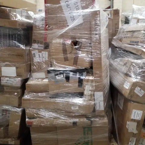 PALLET CONTAINING ASSORTED PRODUCTS INCLUDING LEISURE CHAIR, HEAT PRESS MACHINE & CONSOLE TABLE