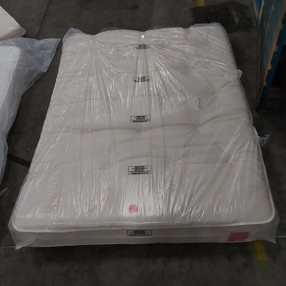 QUALITY BAGGED 4'6" DOUBLE POCKET SPRUNG MATTRESS 
