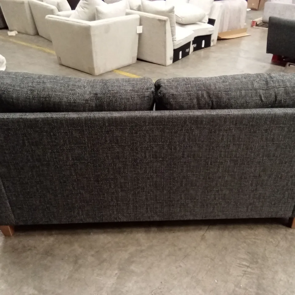 PRENT FABRIC 3 SEATER SOFA - GREY RRP £829