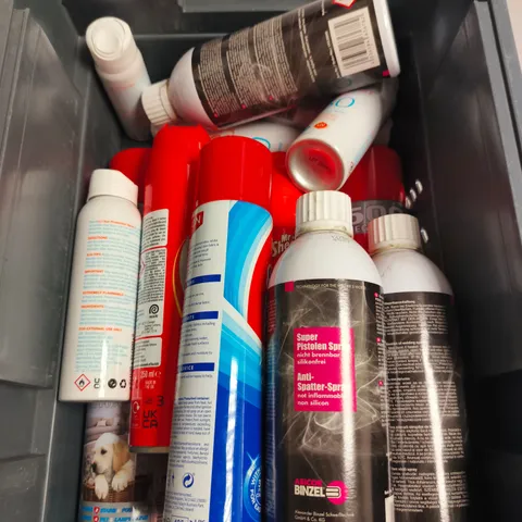 APPROXIMATELY 15 ASSORTED AEROSOLS