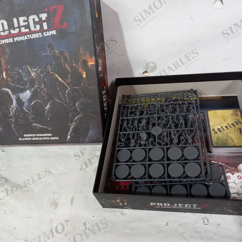 BOXED PROJECT Z ZOMBIE MINIATURES GAME 