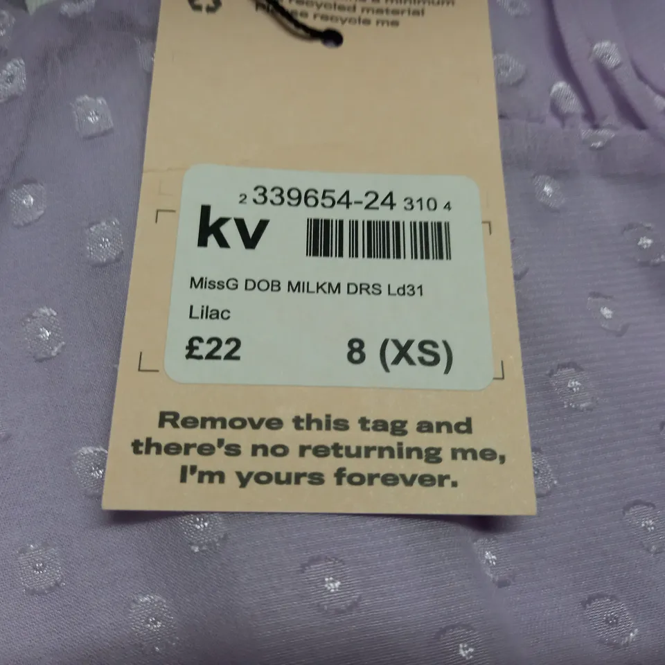 MISSGUIDED MILKMAID DRESS - 8 (XS)
