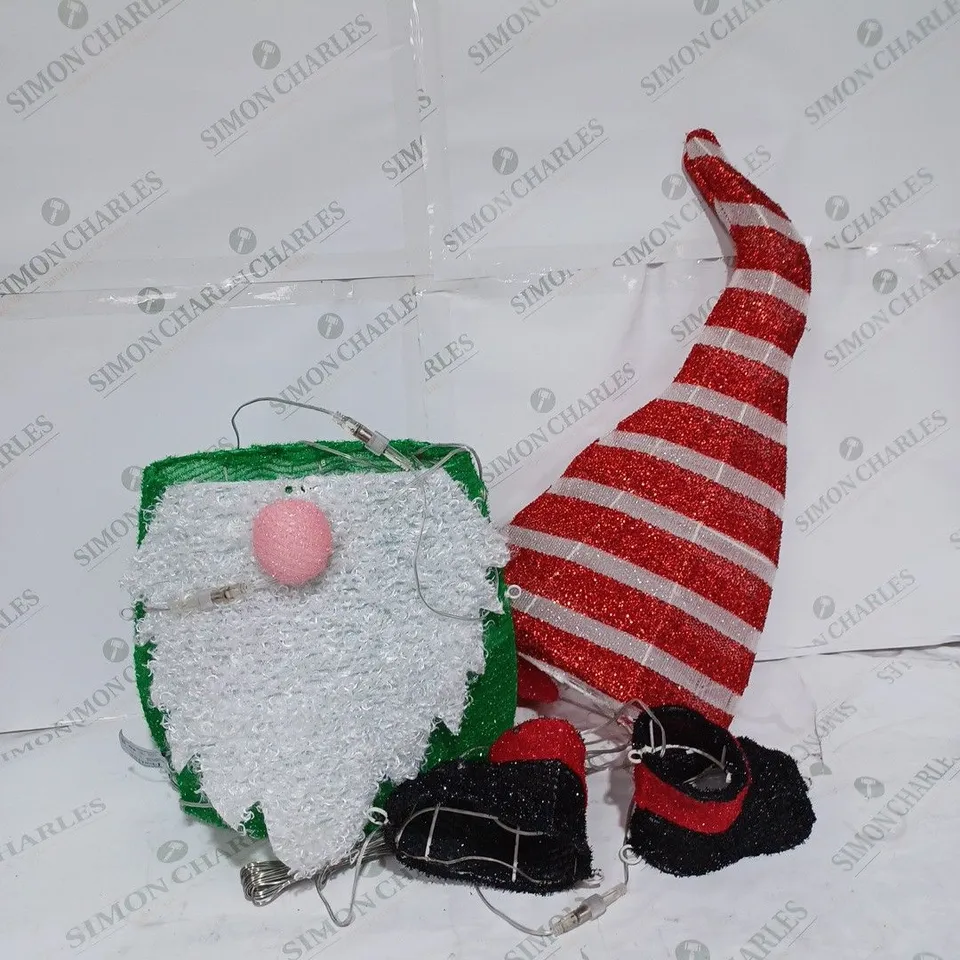 FESTIVE INDOOR OUTDOOR LARGE PRE-LIT GNOME