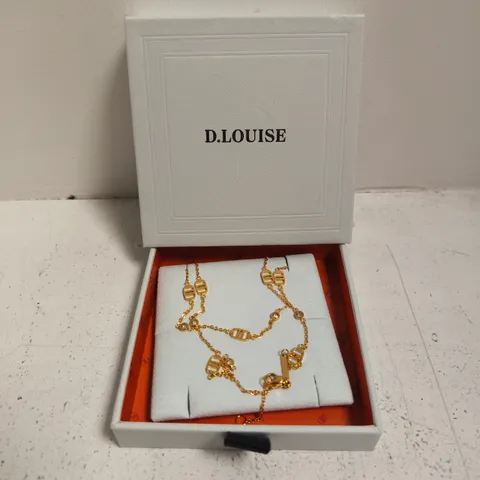 BOXED D.LOUISE MULTI SIGNATURE NECKLACE