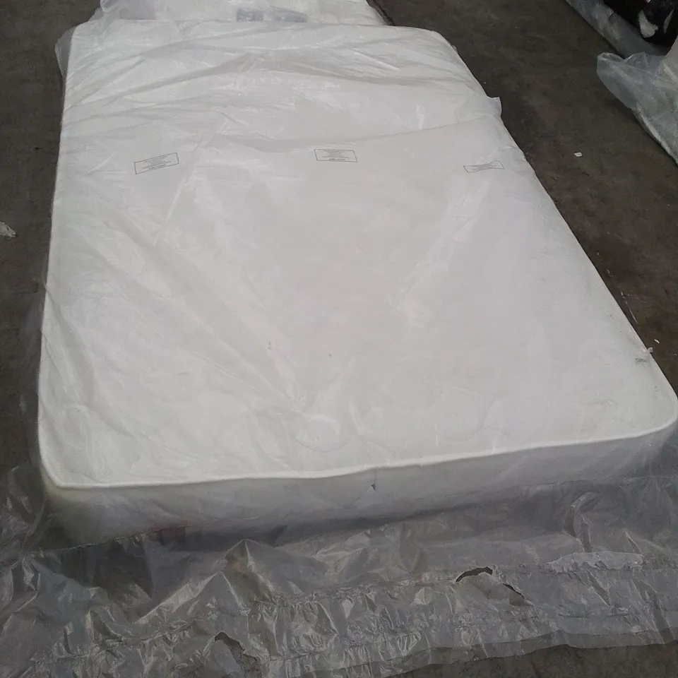 QUALITY 3 LAYER MEMORY FOAM HYBRID OPEN COIL DOUBLE 4'6" MATTRESS