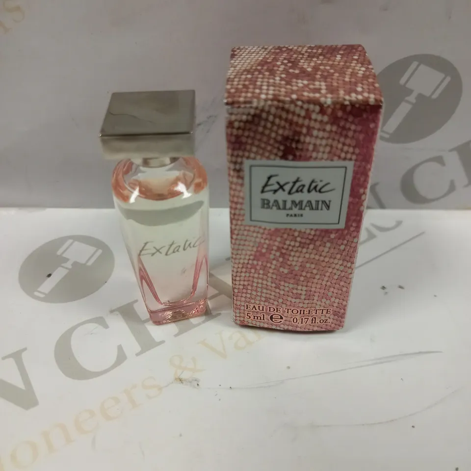 BOX OF 10 BALMAIN PARIS EXTATIC EAU DE TOILETTE - 5ML
