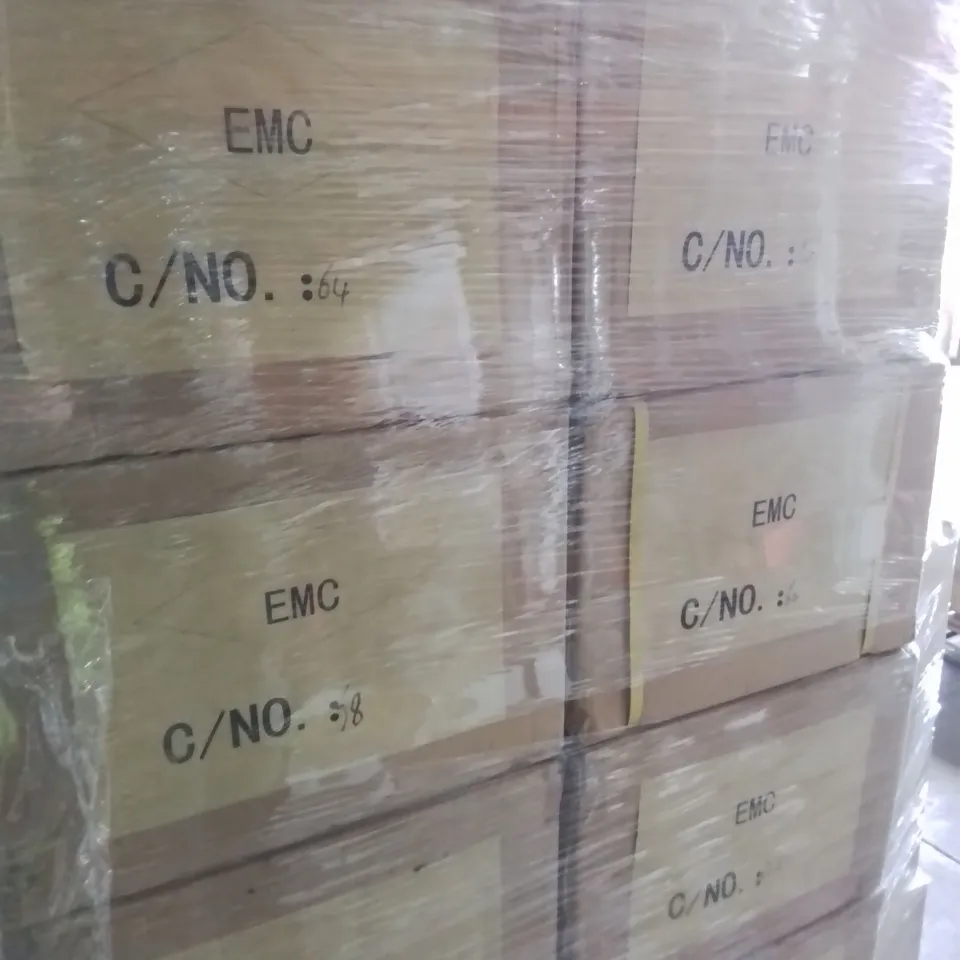 PALLET OF APPROXIMATELY 36 EMCOLITE LIGHT SHADES IN WHITE & BLUE 
