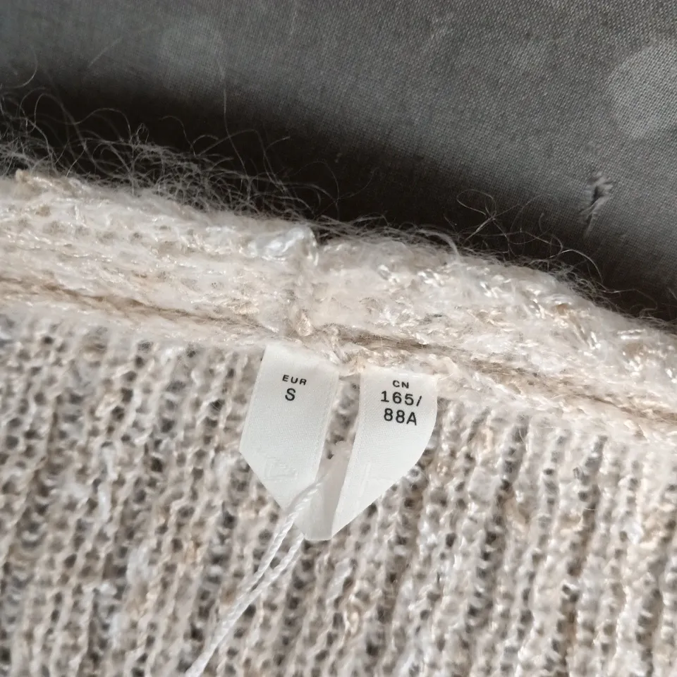 ARKET CREAM KNIT SWEATER - EU S (CN 165/88A)