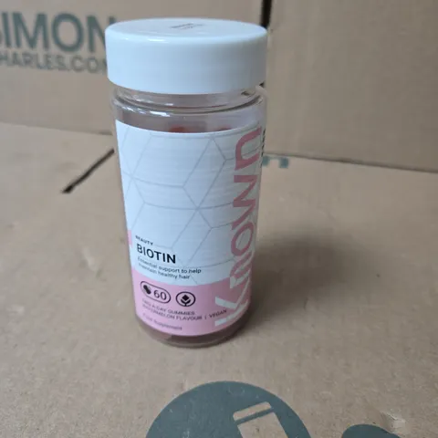 KNOWN BIOTIN GUMMIES DIETARY SUPPLEMENT – VEGAN, 60 GUMMIES (BEST BEFORE 24 NOV 2026)