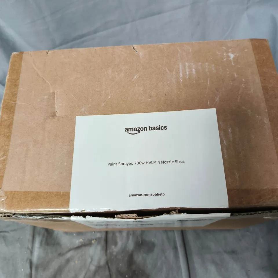 AMAZON BASICS PAINT SPRAYER 700W HVLP – BOXED, 4 NOZZLE SIZES