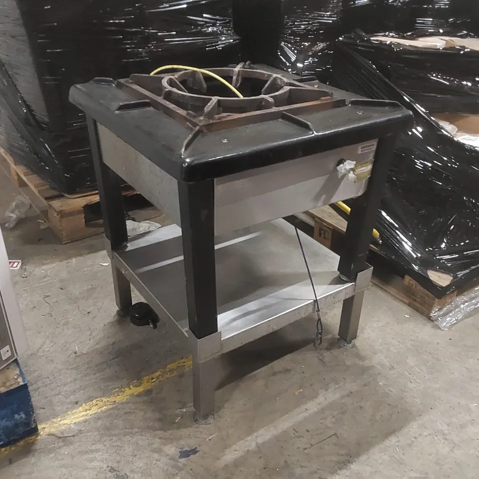 COMMERCIAL GAS STOCKPOT STOVE WITH STAND