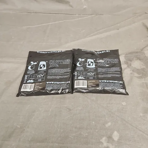 STEP ONE X2 BOXER BRIEFS IN BLACK SIZE XL