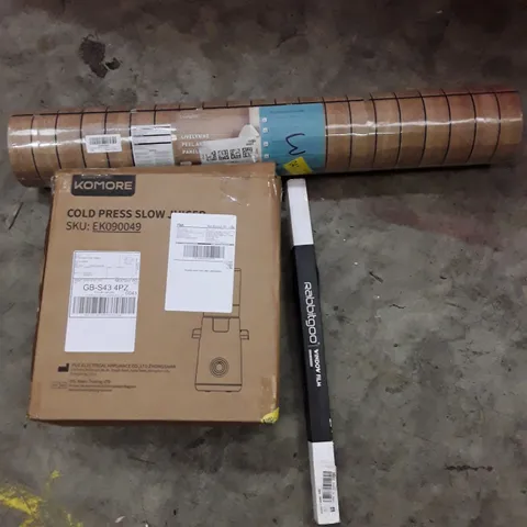 PALLET OF ASSORTED HOUSEHOLD GOODS AND PRODUCT TO INCLUDE; NO MORE COLD PRESS SLOW JUICER, LIVELYNINE PEEL AND STICK TO THE WALL, WINDOW FILM ETC 