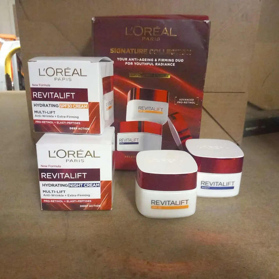 L'OREAL PARIS SIGNATURE COLLECTION DAY AND NIGHT ROUTINE SET OF 2
