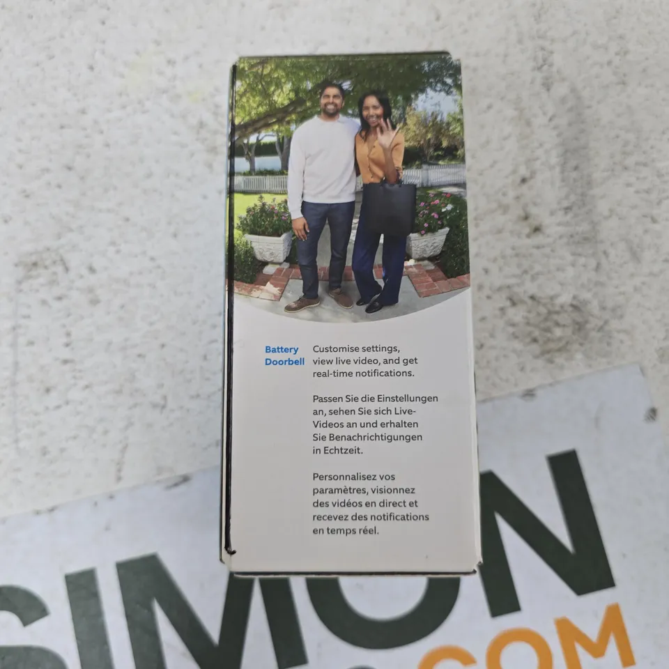 RING BATTERY DOORBELL – BOXED