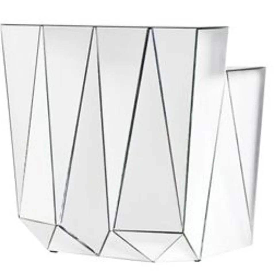 LARGE MIRROR  GLASS TIERED BAR RRP £900