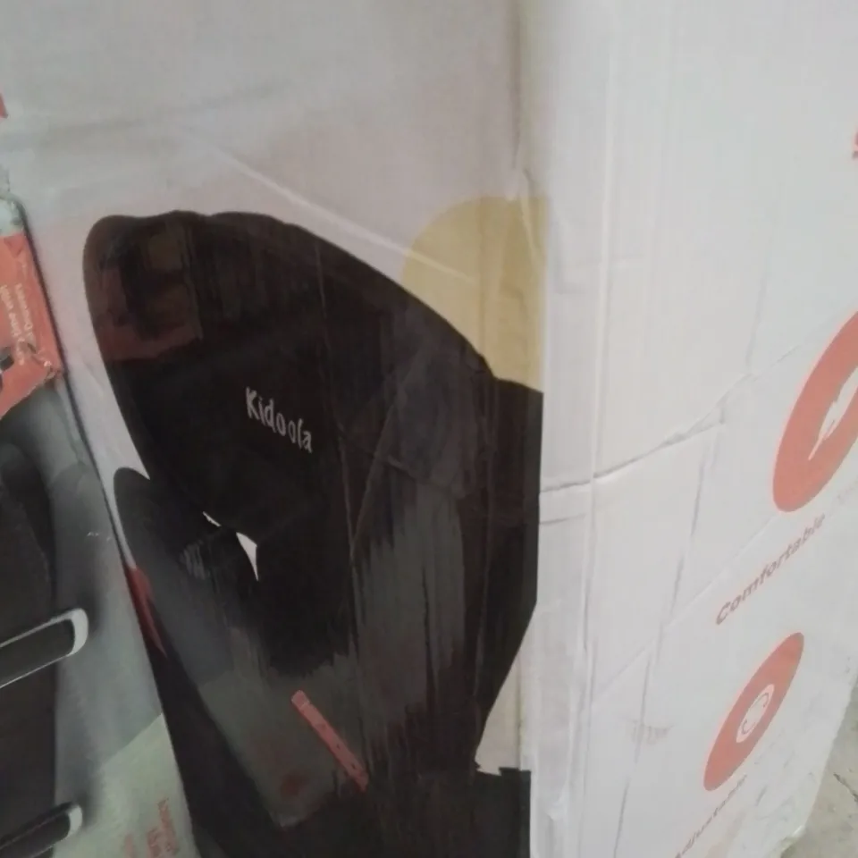 BOXED KIDOOLA CHILDREN'S CAR SEAT BLACK 