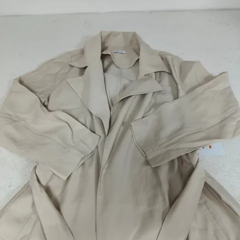 LASCANA BEIGE BELTED COAT SIZE 14
