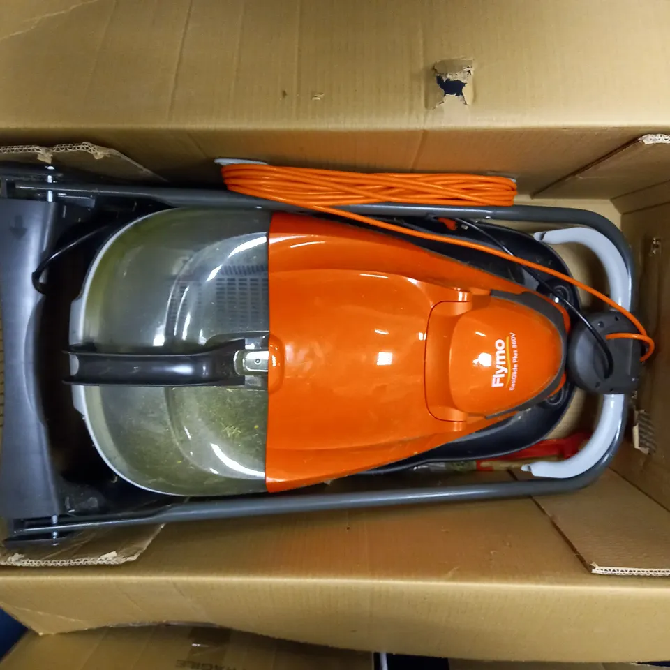 FLYMO EASIGLIDE PLUS 360V ELECTRIC HOVER COLLECT LAWNMOWER 