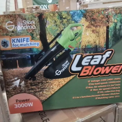 BOXED GRANDMA SHARK 3000W LEAF BLOWER