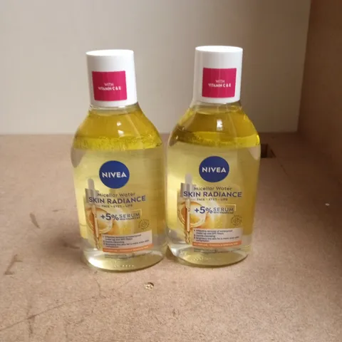 NIVEA MICELLAR WATER SKIN RADIANCE – FACIAL CLEANSER, 400ML X2